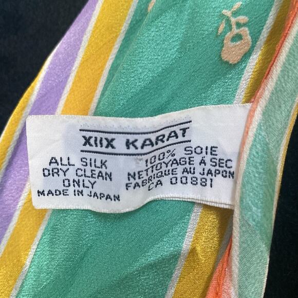 Kenzo 100% Silk Neck Scarf - Picture 4 of 6